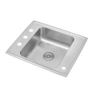 New Elkay DRKR2220PD Lustertone® Classic Stainless Steel 22& x 19-1/2& x 7-1/2& Single Classroom Sink w/Perfect Drain® Grid - One-stop shop for professional tools and equipment. Full