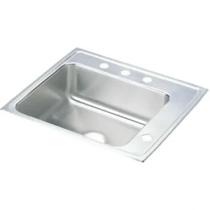New Elkay DRKR2522R Lustertone® Classic Stainless Steel 25& x 22& x 7-5/8& Single Bowl Drop-in Classroom Sink - One-stop shop for professional tools and equipment. Full