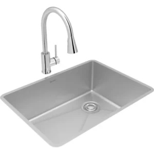 Flash Sale Elkay ECTRU24179RTFCC Crosstown® 18 Gauge Stainless Steel 25-1/2& x 18-1/2& x 9& Single Bowl Undermount Sink & Faucet Kit with Drain - One-stop shop for professional tools and equipment. Hand