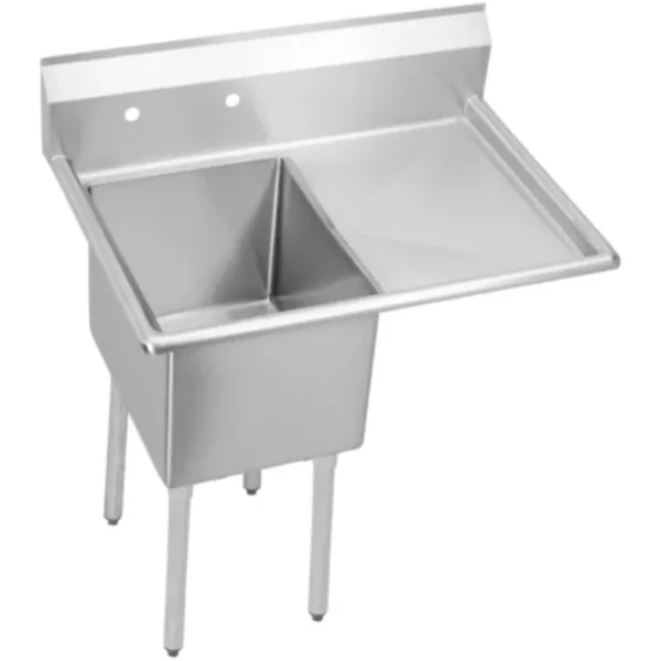 Cheap Elkay E1C20X20-R-20X Dependabilt Stainless Steel 42-1/2& x 25-13/16& x 43-3/4& 18 Gauge One Compartment Sink w/ 20& Right Drainboard and Stainless Steel Legs - One-stop shop for professional tools and equipment. Accessories