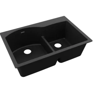 Elkay ELGH3322R Quartz Classic® 33& x 22& x 10& Offset 60/40 Double Bowl Drop-in Sink with Aqua Divide - One-stop shop for professional tools and equipment.^ Hand