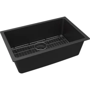 Elkay ELGRU13022C Quartz Classic® 29-1/2& x 18-3/4& x 9-1/2&, Single Bowl Undermount Sink Kit - One-stop shop for professional tools and equipment.^ Hand