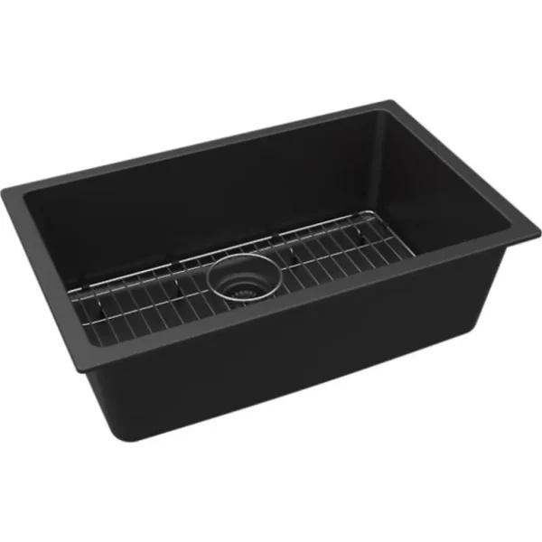 Elkay ELGRU13022C Quartz Classic® 29-1/2& x 18-3/4& x 9-1/2&, Single Bowl Undermount Sink Kit - One-stop shop for professional tools and equipment.^ Hand