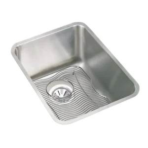 Elkay ELUH141810DBG Lustertone® Classic Stainless Steel 16-1/2& x 20-1/2& x 9-7/8& Single Bowl Undermount Sink Kit - One-stop shop for professional tools and equipment.^ Hand