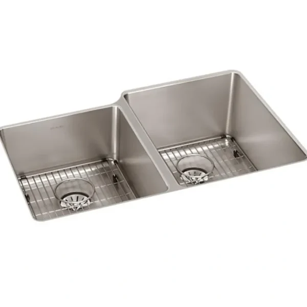 Fashion Elkay ELUHH3120LTPDBG Lustertone Iconix® 16 Gauge Stainless Steel 31-1/4& x 20-1/2& x 9& Double Bowl Undermount Sink Kit with Left Perfect Drain® - One-stop shop for professional tools and equipment. Accessories