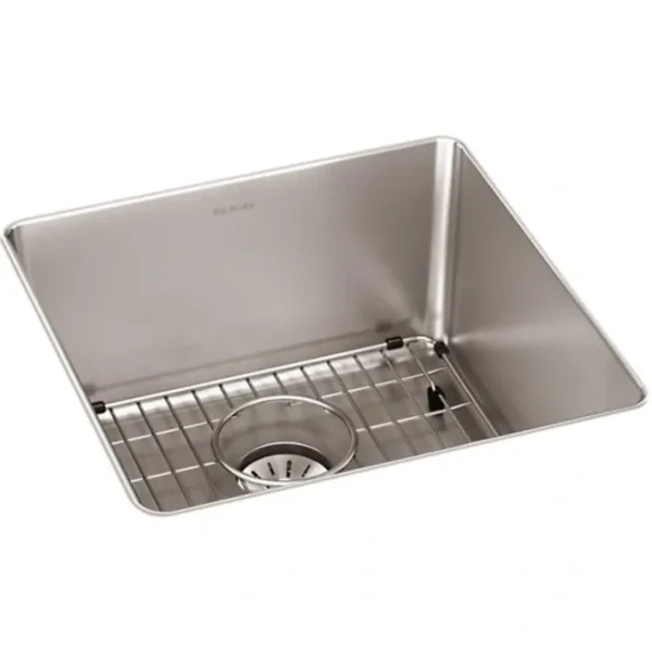 Discount Elkay ELUHH1616TPDBG Lustertone Iconix® 16 Gauge Stainless Steel 18-1/2& x 18-1/2& x 9& Single Bowl Undermount Sink Kit with Perfect Drain® - One-stop shop for professional tools and equipment. Accessories