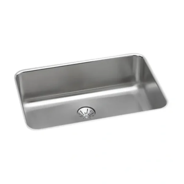 Flash Sale Elkay ELUH2416PD Lustertone® Classic Stainless Steel 26-1/2& x 18-1/2& x 8& Single Bowl Undermount Sink with Perfect Drain® - One-stop shop for professional tools and equipment. Accessories