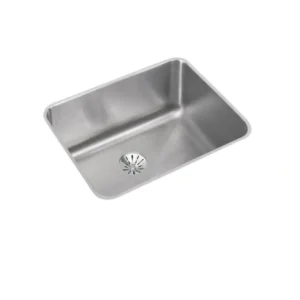 Elkay ELUH211510PD Lustertone® Classic Stainless Steel 23-1/2& x 18-1/4& x 10& Single Bowl Undermount Sink with Perfect Drain® - One-stop shop for professional tools and equipment.^ Hand
