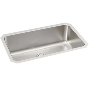 Elkay ELUH281610PD Lustertone® Classic Stainless Steel 30-1/2& x 18-1/2& x 10& Single Bowl Undermount Sink with Perfect Drain® - One-stop shop for professional tools and equipment.^ Hand
