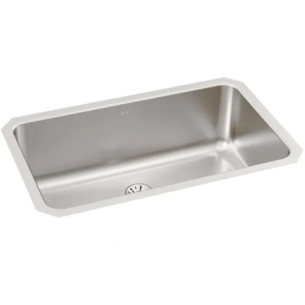 Elkay ELUH281610PD Lustertone® Classic Stainless Steel 30-1/2& x 18-1/2& x 10& Single Bowl Undermount Sink with Perfect Drain® - One-stop shop for professional tools and equipment.^ Hand