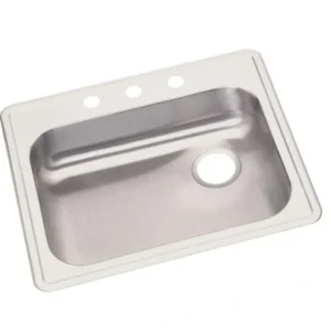 New Elkay GE12522R Dayton® Stainless Steel 25& x 22& x 5-3/8& Single Bowl Drop-in Sink with Right Drain - One-stop shop for professional tools and equipment. Full