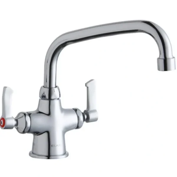 Cheap Elkay LK500AT08L2 Single Hole with Concealed Deck Faucet with 8& Arc Tube Spout 2& Lever Handles Chrome - One-stop shop for professional tools and equipment. Hand