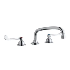 Discount Elkay LK800AT10T6 8& Centerset with Concealed Deck Faucet with 10& Arc Tube Spout 6& Wristblade Handles Chrome - One-stop shop for professional tools and equipment. Hand