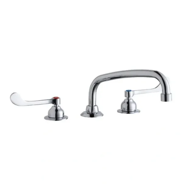Discount Elkay LK800AT10T6 8& Centerset with Concealed Deck Faucet with 10& Arc Tube Spout 6& Wristblade Handles Chrome - One-stop shop for professional tools and equipment. Hand