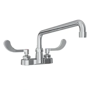 Discount Elkay LK406AT12T4 4& Centerset with Exposed Deck Faucet with 12& Arc Tube Spout 4& Wristblade Handles - One-stop shop for professional tools and equipment. Hand