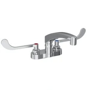 New Elkay LK406AT08T6 4& Centerset with Exposed Deck Faucet with 8& Arc Tube Spout 6& Wristblade Handles - One-stop shop for professional tools and equipment. Hand