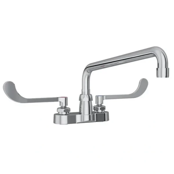 Online Elkay LK406AT12T6 4& Centerset with Exposed Deck Faucet with 12& Arc Tube Spout 6& Wristblade Handles - One-stop shop for professional tools and equipment. Hand