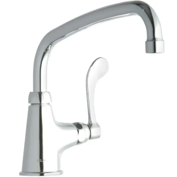 Fashion Elkay LK535AT10T4 Single Hole with Single Control Faucet with 10& Arc Tube Spout 4& Wristblade Handle Chrome - One-stop shop for professional tools and equipment. Hand