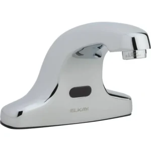 Elkay LKB737C Commercial Electronic Lavatory Battery Powered Deck Mount Faucet with Cast Fixed Spout Chrome - One-stop shop for professional tools and equipment.^ Power Tools