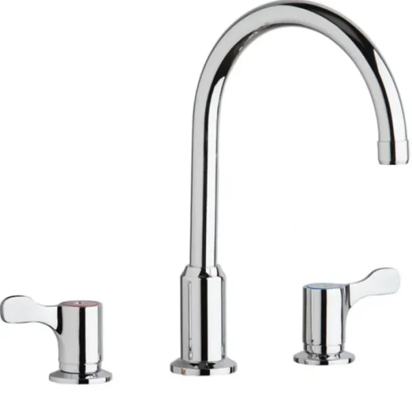 Hot Elkay LKD2439C 8& Centerset Concealed Deck Mount Faucet with Arc Spout and 2-5/8& Lever Handles Chrome - One-stop shop for professional tools and equipment. Hand