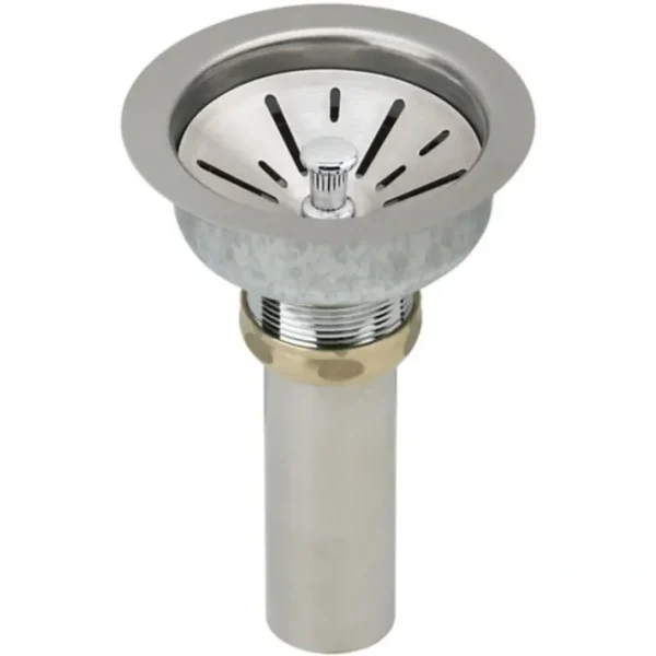 Store Elkay LK99FCS Deluxe Drain Kit with Satin Finish 3-1/2 Type 304 Stainless Steel Body for Fireclay Sinks - One-stop shop for professional tools and equipment. Accessories
