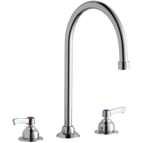 Cheap Elkay LK800GN08L2 8& Centerset with Concealed Deck Faucet with 8& Gooseneck Spout 2& Lever Handles Chrome - One-stop shop for professional tools and equipment. Hand