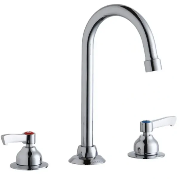 Cheap Elkay LK800GN05L2 8& Centerset with Concealed Deck Faucet with 5& Gooseneck Spout 2& Lever Handles Chrome - One-stop shop for professional tools and equipment. Hand