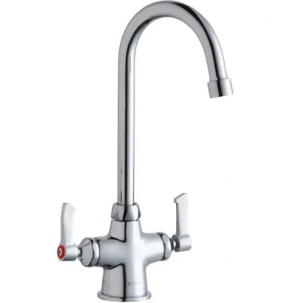 Cheap Elkay LK500GN05L2 Single Hole with Concealed Deck Faucet with 5& Gooseneck Spout 2& Lever Handles Chrome - One-stop shop for professional tools and equipment. Hand