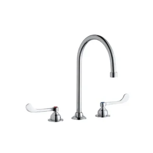 Online Elkay LK800GN08T6 8& Centerset with Concealed Deck Faucet with 8& Gooseneck Spout 6& Wristblade Handles Chrome - One-stop shop for professional tools and equipment. Hand