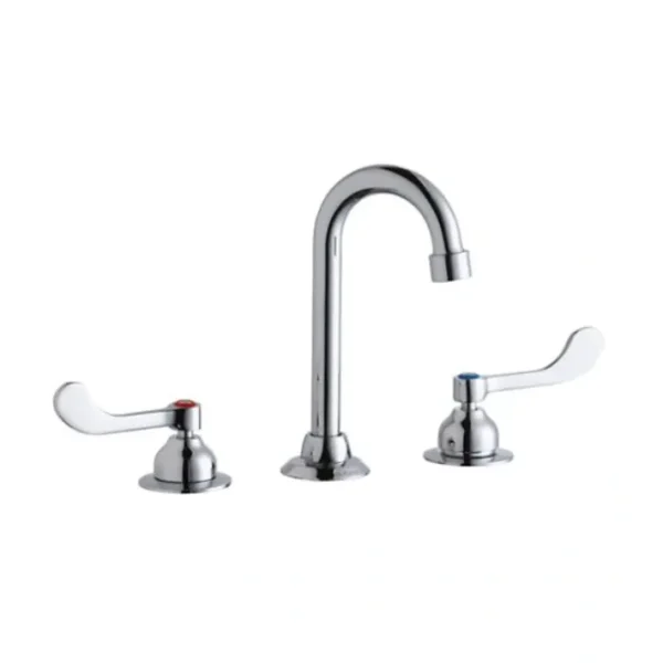 Discount Elkay LK800GN04T4 8& Centerset with Concealed Deck Faucet with 4& Gooseneck Spout 4& Wristblade Handles Chrome - One-stop shop for professional tools and equipment. Hand
