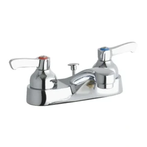 Best Elkay LK403L2 4& Centerset with Exposed Deck Faucet with Pop-up Drain Integral Spout 2& Lever Handles - One-stop shop for professional tools and equipment. Hand