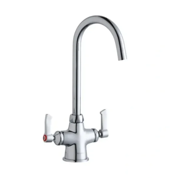 Discount Elkay LK500LGN05L2 Single Hole with Concealed Deck Laminar Flow Faucet with 5& Gooseneck Spout 2& Lever Handles Chrome - One-stop shop for professional tools and equipment. Hand