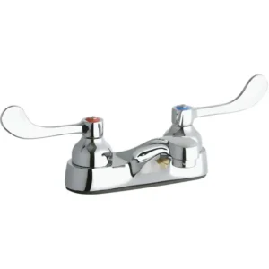 Hot Elkay LK402T4 4& Centerset with Exposed Deck Faucet Integral Spout 4& Wristblade Handles - One-stop shop for professional tools and equipment. Hand