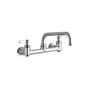 Fashion Elkay LK940TS08L2H Foodservice 8& Centerset Wall Mount Faucet with 8& Tube Spout 2& Lever Handles 1/2& Offset Inlets Chrome - One-stop shop for professional tools and equipment. Hand