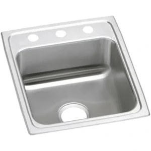 New Elkay LRAD172055 Lustertone® Classic Stainless Steel 17& x 20& x 5-1/2& Single Bowl Drop-in ADA Sink - One-stop shop for professional tools and equipment. Full