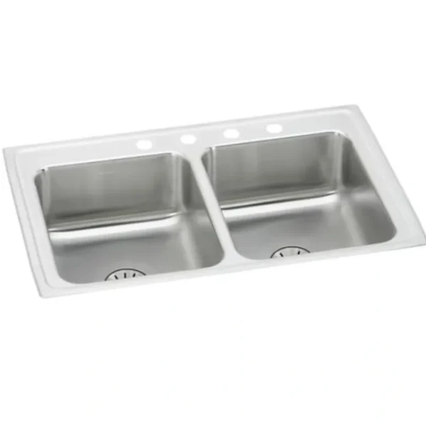 Fashion Elkay LRAD291865PD Lustertone® Classic Stainless Steel 29& x 18& x 6-1/2& Equal Double Bowl Drop-in ADA Sink with Perfect Drain® - One-stop shop for professional tools and equipment. Accessories