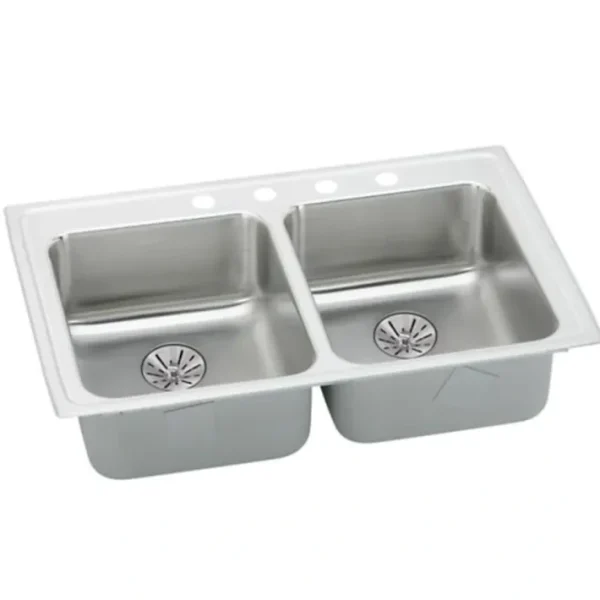 Cheap Elkay LRADQ331965PD Lustertone® Classic Stainless Steel 33& x 19-1/2& x 6-1/2& Equal Double Drop-in ADA Sink with Perfect Drain® and Quick-clip - One-stop shop for professional tools and equipment. Accessories