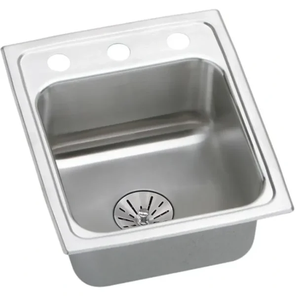 Cheap Elkay LRADQ151765PD Lustertone® Classic Stainless Steel 15& x 17-1/2& x 6-1/2& Single Bowl Drop-in ADA Sink with Perfect Drain® and Quick-clip - One-stop shop for professional tools and equipment. Accessories