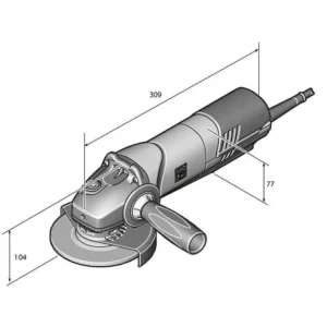 Fein 72226060120 Angle Grinder_Cg10-115Pde/N12 120V60H - One-stop shop for professional tools and equipment.^ Power Tools