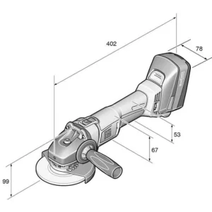 Fein 71200161090 Cordl.Angle Grinder Ccg18-115Bl/N - One-stop shop for professional tools and equipment.^ Power Tools