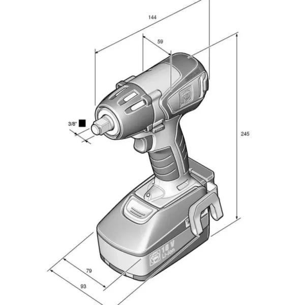 Fein 71150664090 Cordl.Impact Wrenc_Ascd18-300W2/N09 Sele - One-stop shop for professional tools and equipment.^ Power Tools