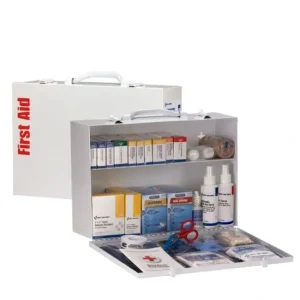 First Aid Only 91337 75 Person ANSI 2021 Class A, 2 Shelf First Aid Cabinet - One-stop shop for professional tools and equipment.^ Hand