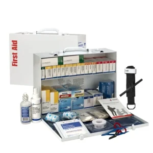 First Aid Only 91338 75 Person ANSI 2021 Class B, 2 Shelf First Aid Cabinet - One-stop shop for professional tools and equipment.^ Hand