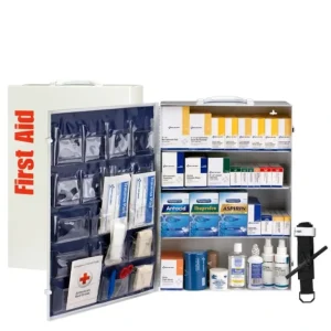 First Aid Only 91341 150 Person ANSI 2021 Class B, 4 Shelf First Aid Cabinet - One-stop shop for professional tools and equipment.^ Hand