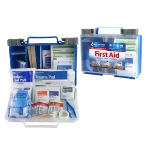 First Aid Only 91299 25 Person Bulk Clear Front, 130 Pieces, Medium Plastic Case - One-stop shop for professional tools and equipment.^ Hand