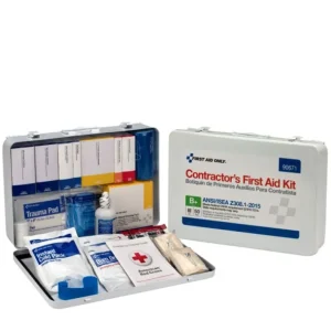 First Aid Only 90671 50 Person Contractor ANSI 2015 Class B+ First Aid Kit, Metal Case - One-stop shop for professional tools and equipment.^ Hand