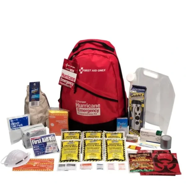 First Aid Only 91054 Emergency Preparedness Backpack Hurricane 1-Person - One-stop shop for professional tools and equipment.^ Power Tools