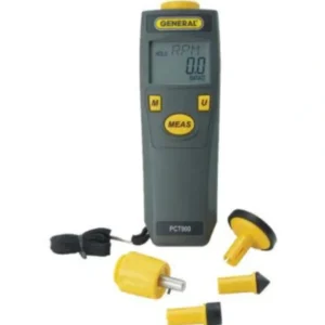 General Tools PCT900 Contact/Non-Contact Tachometer With 40 Reading Memory - One-stop shop for professional tools and equipment.^ Power Tools