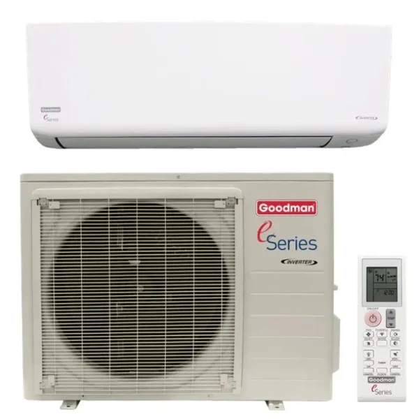 Goodman E-Series 12,000 BTU 18 SEER2 Ductless Mini Split Inverter Air Conditioner Heat Pump System (230v) - One-stop shop for professional tools and equipment.^ Hand