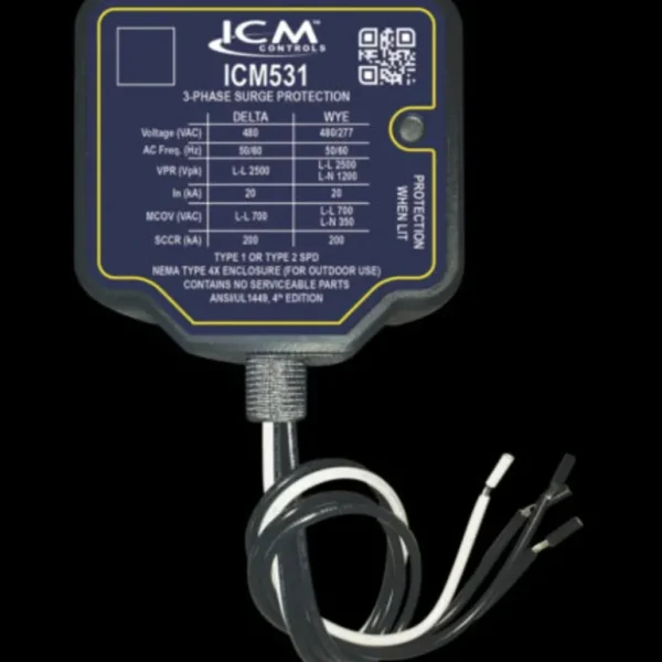ICM Controls ICM531 3-Phase Surge Protective Device - One-stop shop for professional tools and equipment.^ Power Tools